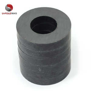 Y35 Professional Ferrit Permanenter diametral magnetisierter <span class=keywords><strong>Ring</strong></span> <span class=keywords><strong>magnet</strong></span> Benutzer definierter axialer Ferrit <span class=keywords><strong>magnet</strong></span> Y 52 für Lautsprecher Schwarz - Product Image 3