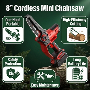 Scie à chaîne électrique de qualité DIY pour l'abattage en extérieur, alimentée par <span class=keywords><strong>batterie</strong></span> au lithium pour le travail du bois - Product Image 3