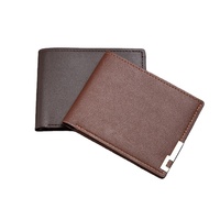 Dompet Pendek Pria Iron Edge Youth Horizontal Tempat Kartu Bisnis Dompet Multi Slot Tas Kartu Trendi Tahan Lama