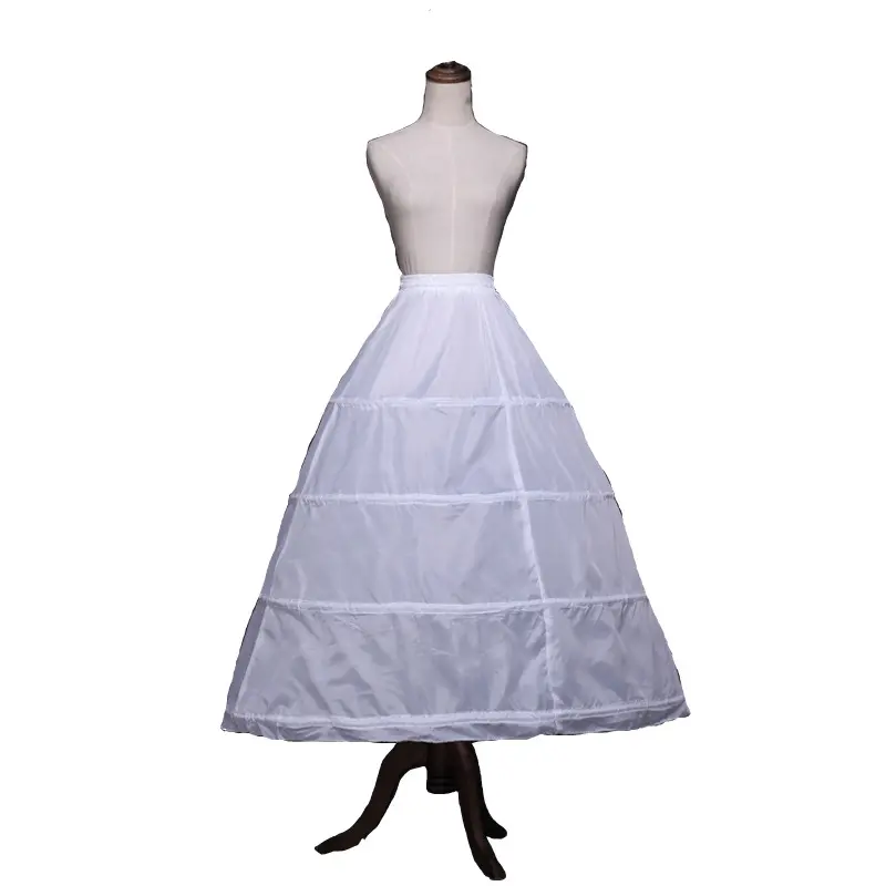 2021 adulto Gonna Stretch vita Abiti Da Sposa gonna hoop petticoat Stretch Prestazioni 4 In Acciaio Anello di Cerimonia Nuziale isolatore a campana