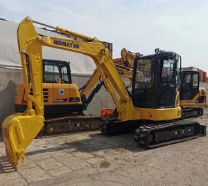 Mini excavadora usada de 5,5 toneladas lista para enviar Japón Komatsu PC55MR excavadora de orugas pequeña de segunda mano a la venta - Product Image 2