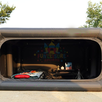 Tente pneumatique de camping en plein air, imperméable en TPU, gonflable, pour 8 à 12 personnes, tente de glamping, maison de camping, grand espace, cabane pour voyage en camping