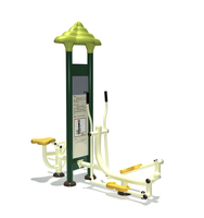 Equipo de Ejercicio al Aire Libre, Tubo de Acero Inoxidable, Ecológico y Duradero, Equipo de Gimnasio para Parques Públicos y Comunidades