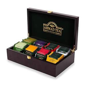 Caja de almacenamiento de bolsitas de té de color negro, caja de madera para guardar té <span class=keywords><strong>con</strong></span> capacidad para 80 bolsitas de té surtidas. - Product Image 3