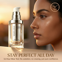 Hydratant teinté matifiant couvrant intégralement le visage SPF 50, écran solaire, fond de teint naturel changeant de couleur, maquillage OEM ODM