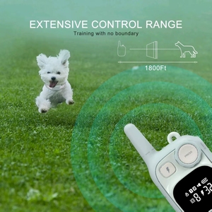 Superventas recargable IPX7 impermeable USB eléctrico perro entrenamiento Collar Clicker ladrido Control choque mascota entrenamiento suministros - Product Image 2