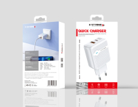 Chargeur rapide ESTRONG ES-D76 33W PD Type-C QC3.0 pour iPad et iPhone 17 – Vente en gros