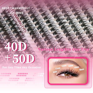 Venta al por Mayor de Extensiones de Pestañas de Colores Estilo Europeo y Americano, Kit de Pestañas en Racimo, Libro de Pestañas, Kit de Extensión de Pestañas DIY - Product Image 4