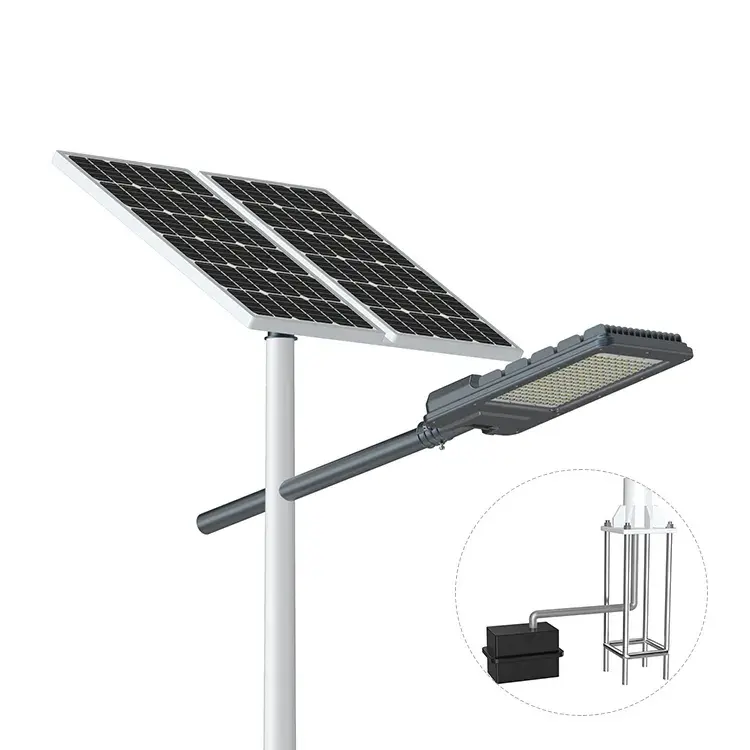 PHOEBUS超高輝度防水IP66商用ソーラー街路灯ゲル電池埋め込みデザイン