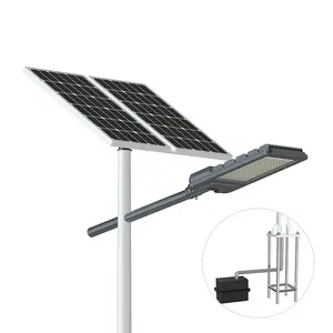 PHOEBUS Direkt verkauf Super Helligkeit wasserdicht IP66 kommerziellen Solar Straßen laterne Gel Batterie begraben Design