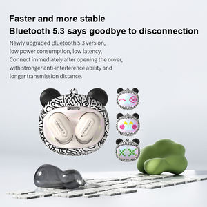 Nouveaux écouteurs sans fil Bluetooth 5.3 avec une autonomie de 20 heures, réduction de bruit, TWS, sport, musique, jeu, commande tactile - Product Image 3