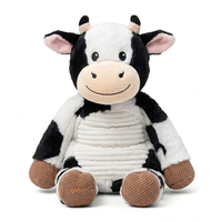 Peluche personnalisée 2026 : Vache lestée en peluche, design de poupée