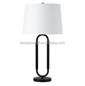 Lampe de table noire mate pour la décoration intérieure Chambre à coucher Hôtel Lobby Hôtel Chambre - Product Image 1