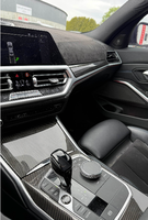 Kit de décoration intérieure complet en fibre de carbone véritable pour console centrale, compatible BMW Série 3 4 G20 G22 M2 M3 M4 2019-2026