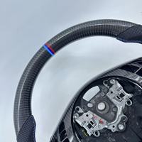 Volant en fibre de carbone véritable de haute qualité avec triple couture et bande décorative pour BMW M3 E46 - Vente flash RPPF