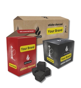 Export Grade Coconut Charcoal Cubes for Shisha <b>Hookah</b> Long Duration Clean Burn Stable Heat Vietnam Supplier - Product Image 4