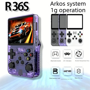 Consola de Juegos Retro Arkos 2.0 R36S 2026, Pantalla IPS de 3.5" 640*480, Linux RK3326, 1GB de RAM, Joystick Hall, Más de 1500 Juegos para <span class=keywords><strong>PS1</strong></span>, PSP, N64 - Product Image 1