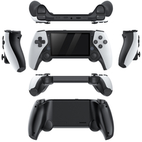 Consola de juegos portátil M25, pantalla IPS de 4,3 pulgadas, reproductor de vídeo portátil de 64GB, juegos clásicos en 3D, compatible con NES MD Linux Game Stick