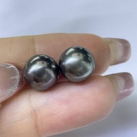 Perles d'eau salée de Tahiti de 8-9mm perles rondes en vrac pour la fabrication de bijoux, bagues de mode et accessoires de luxe prix de gros en vrac