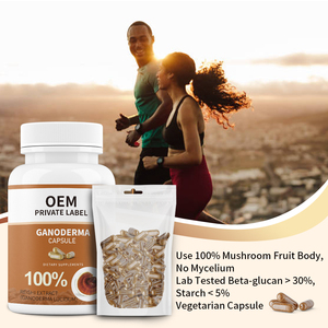 Mushroom Extract <strong>Ganoderma</strong> Lucidum Reishi Mushroom Spore <strong>Powder</strong> <strong>Capsule</strong> Various Bottle Can Drum - Product Image 5