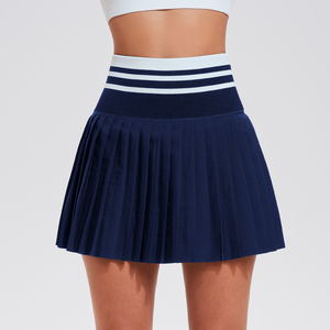 17 色可定制徽标女式网球服时尚长褶裙女式网球服裙子带内裤 - Product Image 5