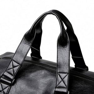 Sac de voyage et de sport en cuir PU imperméable grand format pour l'extérieur, personnalisable avec logo, sac de week-end en PU - Product Image 6
