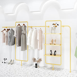 עיצוב בגדי בוטיק עיצוב פלדה רכוב קיר בגדים רכוב קיר בגדים רכוב קיר - Product Image 2