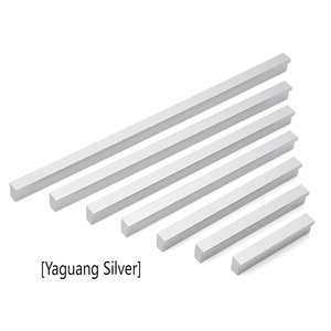Xiduo Modern L-shaped Aluminum Cabinet <strong>Door</strong> Handle for Kitchen Dresser Matt Black - Product Image 5