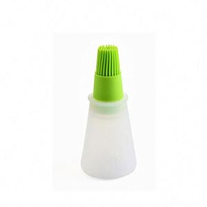 High Temperature Resistant Silicone Oil <b>Bottle</b> With <b>Brush</b> Grill Liquid Oil <b>Brushes</b> Pastry Kitchen Baking BBQ <b>Brush</b> - Product Image 3