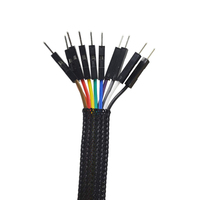 Gaine de câble tressée extensible en PPS, résistante à l'abrasion, pour la protection des câbles