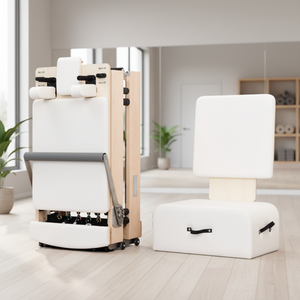 Réformateurs de Pilates Pliables En Bois Légers De Marque OEM, Machine De Studio De Yoga Portable <span class=keywords><strong>Et</strong></span> Réglable, Durable <span class=keywords><strong>Et</strong></span> Saine - Product Image 1