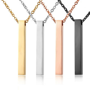 מפעל לשקע זול מלבני בר סגנון מותאם אישית אישית ססגונית בר ריק נירוסטה לחריטה - Product Image 2