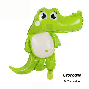 Globos de papel de aluminio de animales marinos de la jungla al por mayor para fiesta de graduación Feliz cumpleaños Baby Shower decoraciones Tema de zoológico de dibujos animados - Product Image 3