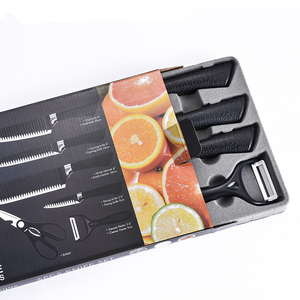 Taglierina da cucina da 6 pezzi con pelapatate in ceramica manico in PP <span class=keywords><strong>set</strong></span> <span class=keywords><strong>di</strong></span> <span class=keywords><strong>coltelli</strong></span> da cucina con taglierina in acciaio inossidabile - Product Image 3