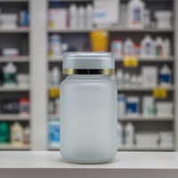 Bouteilles Médicinales en Plastique PET de Haute Qualité 100 ml avec Bouchons à Vis Fournisseur Direct d'Usine pour les Produits de Soins de Santé et l'Utilisation de Pilules
