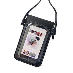Borsa a Tracolla Universale Colorata per Telefono Cellulare da Donna, Custodia in Pelle PU con Finestra Trasparente in PVC e Chiusura a Bottone - Product Image 3