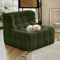 Canapé paresseux individuel, inclinable pour se reposer et dormir, petit canapé de loisirs pour salon, balcon, chambre à coucher
