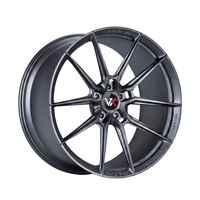 Jantes en alliage d'aluminium forgé sur mesure VeroX HF6-1 T6061 17-22 pouces Monobloc à rayons en Y Hyper Noir Nouveau 5x112/114.3/120