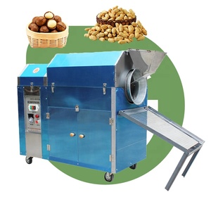 Machine à rôtir automatique électrique à gaz, soja, cacahuète, noisette, piment, noix de cajou, petite marmite chaude - Product Image 1