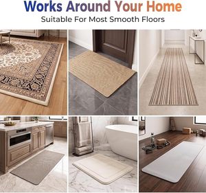 8 Cintas Adhesivas Antideslizantes para Alfombras, Cintas de Doble Cara para Fijar Alfombras, No Dañan el Suelo, Reutilizables, Lavables, Sin Residuos, Adhesivos para Esquinas de Alfombras - Product Image 6