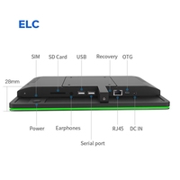 Yeni Duvara Monte Edilebilir Dokunmatik Ekranlı Wi-Fi RJ45 POE Çevreleyen LED Işıklı Rezervasyon Sistemi Toplantı Odası Akıllı Ev için Android Tablet