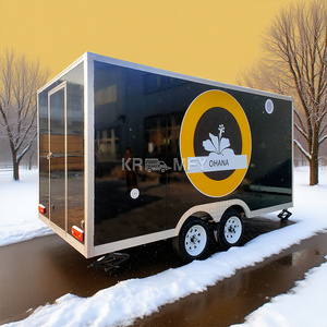 Remorque de cuisine mobile carrée de style américain, entièrement équipée, avec service personnalisé - Product Image 1
