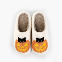 Chaussons d'hiver chauds et amusants en coton, motifs animaux : Lapin, Chien, Chat, Tortue, Léopard, Demu, Mouton à visage noir, Capybara, Teckel