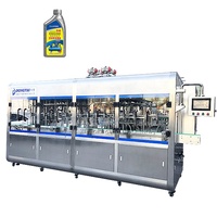 Machine de remplissage automatique de bidons d'huile moteur lubrifiante, machine de remplissage par poids