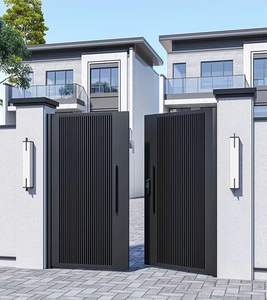 Portão Deslizante Automático Moderno para Pátio de Villa com Estrutura Robusta e Detalhes Decorativos - Product Image 4