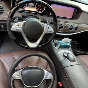 Volante de Madera <span class=keywords><strong>Maybach</strong></span> Compatible con <span class=keywords><strong>Mercedes</strong></span>-<span class=keywords><strong>Benz</strong></span> Clase S 221 para Actualización a 222LS400LS350L - Product Image 3