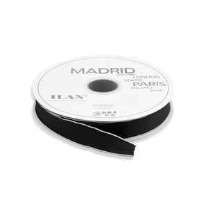 Nastro Adesivo 2.5Cm 64M Nero Madrid Parigi Londra Tokyo Milano - Product Image 1