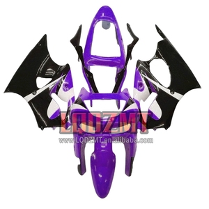 Carrosserie Pour <span class=keywords><strong>KAWASAKI</strong></span> <span class=keywords><strong>NINJA</strong></span> ZX 6R 636 6 R 600CC <span class=keywords><strong>600</strong></span> CC <span class=keywords><strong>ZX6R</strong></span> 98 99 36LQ.112 ZX-6R Noir Violet ZX636 ZX600 ZX-636 1998 <span class=keywords><strong>1999</strong></span> Carénages - Product Image 1