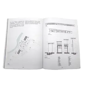 Jewelry catalog printing varnished printing brochure custom Perfect Binding