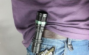 USB có thể sạc lại 1000 lumen ngọn đuốc chiến thuật cao sáng Nhôm dẫn đèn pin cho cắm trại - Product Image 3